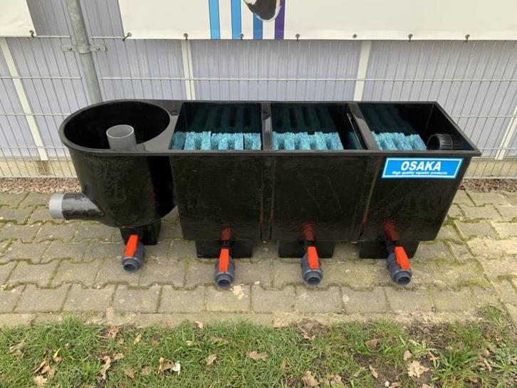 Osaka 3 kamerfilter met vortex Medium 18.000 + eco pomp + uv, Tuin en Terras, Vijvers, Nieuw, Ophalen of Verzenden