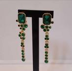 Oscar De La Renta - Verguld, kristal - Oorbellen