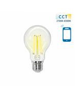 Slimme LED Filament - Dimbaar - E27 - A60| CCT 2700K tot 65, Huis en Inrichting, Nieuw, Verzenden