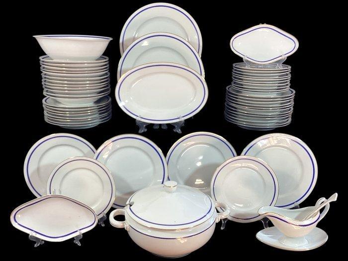 Richard Ginori - Tafelservies voor 12 (56) - Porselein, Antiek en Kunst, Antiek | Meubels | Tafels