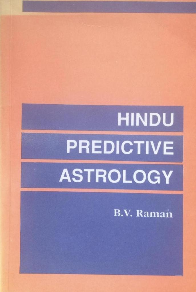 Hindu Predictive Astrology - B.V. Raman - 9788185273549 - Pa, Livres, Ésotérisme & Spiritualité, Envoi