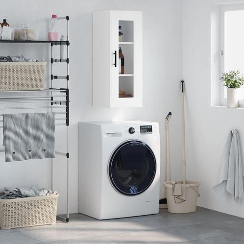 vidaXL Hangkast 34,5x34x90 cm wit, Huis en Inrichting, Kasten | Dressoirs, Nieuw, Verzenden