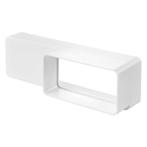 Kunststof rechthoekig verloop 204 x 60mm naar 120 x 60mm, Doe-het-zelf en Bouw, Verzenden, Nieuw