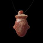 Oude Egypte, Nieuwe rijk Prachtige Carnelian Hart (ib)