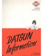 1967 DATSUN PROGRAMMA BROCHURE DUITS | FRANS, Nieuw