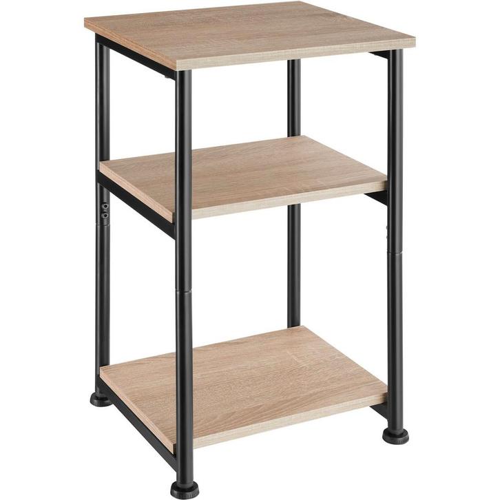 tectake Bijzettafel Memphis 34x30x59cm - Industrieel licht h, Huis en Inrichting, Tafels | Bijzettafels, Verzenden