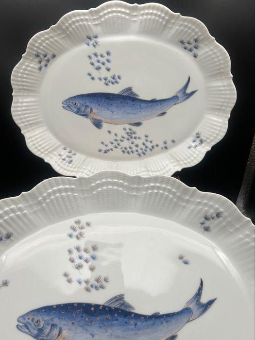 Limoges - A. Giraud - Serveerschaal (2) - Porselein -, Antiquités & Art, Antiquités | Meubles | Tables