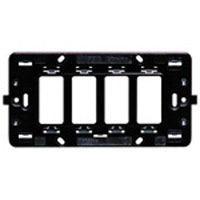 Bticino Magische Accessoires Houder 4 Modules - BT504S [50, Bricolage & Construction, Électricité & Câbles, Envoi