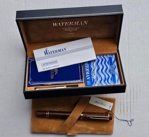 MAN 100 BOIS DE BRUYÈRE PLUME OR 18 CARATS - Stylo à plume, Verzamelen, Pennenverzamelingen