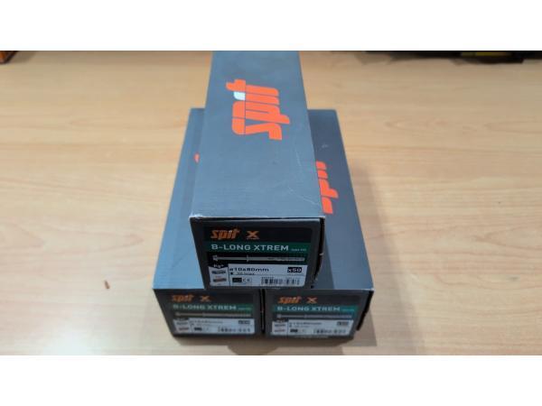 Veiling - 3x Spit B LONG XTREM HF Constructie Plug 10x80/30, Doe-het-zelf en Bouw, IJzerwaren en Bevestigingsmiddelen