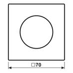 Jung LS Serie Rotary Dimmer Afdekking Alpine Wit - LS1740WW, Doe-het-zelf en Bouw, Verzenden, Nieuw