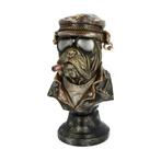 Beeldje - Cool bulldog bust - Hars