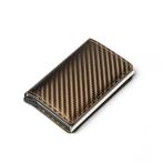 RFID Creditcard Houder Portemonnee - Vintage Leren Aluminium, Handtassen en Accessoires, Portemonnees, Verzenden, Nieuw