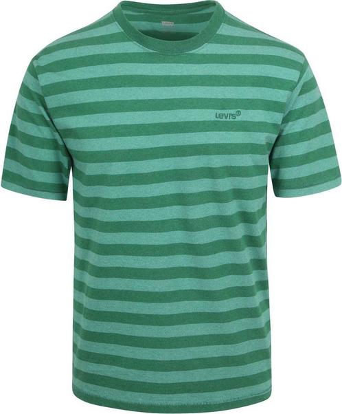 Levis T-Shirt Groen Streep maat Maat 46 (S) of kleiner Heren, Vêtements | Hommes, T-shirts, Envoi