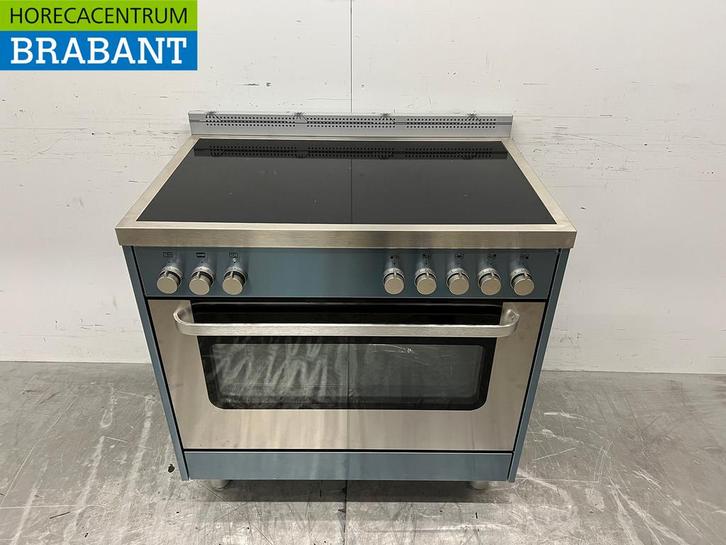 RVS Saro Inductiefornuis met oven 400V Horeca, Zakelijke goederen, Horeca | Keukenapparatuur, Ophalen of Verzenden