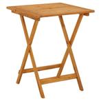 Inklapbare Tuintafel Acaciahout - Tweede Kansje - OP = OP, Tuin en Terras, Tuintafels, Verzenden, Nieuw, Vierkant, Hout