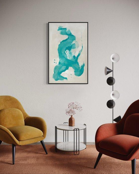 Elio - Biomorphic 029 | Abstract forms | XL canvas, Antiek en Kunst, Kunst | Schilderijen | Modern