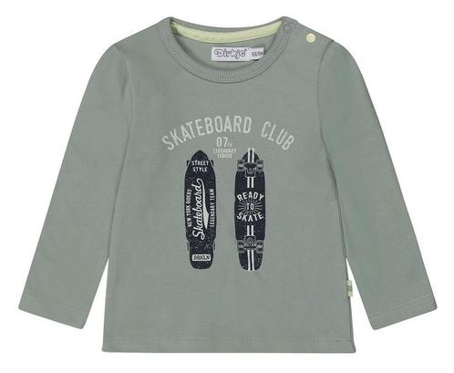 Dirkje - Shirt Skateboard Dust Green, Kinderen en Baby's, Kinderkleding | Maat 116, Jongen, Nieuw, Shirt of Longsleeve, Ophalen of Verzenden