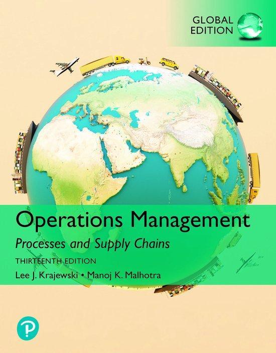 Operations Management: Processes and Supply Chains, [GLOBAL, Boeken, Economie, Management en Marketing, Gelezen, Verzenden