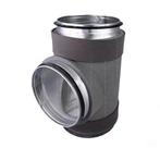 Thermoduct t-stuk 400 mm naar 315 mm, Nieuw