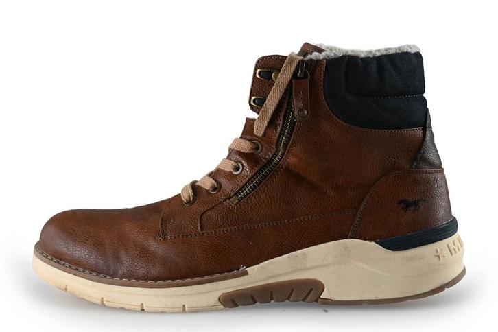 Mustang Snowboots in maat 47 Cognac | 5% korting, Kleding | Heren, Schoenen, Overige kleuren, Gedragen, Overige typen, Verzenden