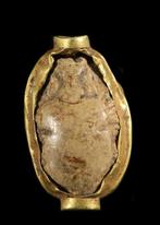 Oude Egypte, tweede tussenperiode Speksteen Scarabaeus in