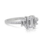 Zonder minimumprijs - Ring - 18 karaat Witgoud - 1.42ct. tw.