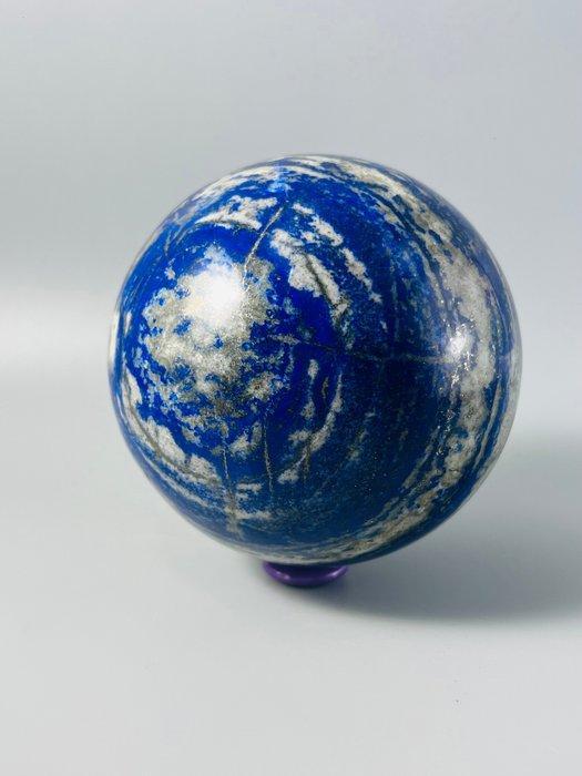 Lapislazuli - XL Bol - Ø 116 mm - Intense Blauw - Prachtig, Verzamelen, Mineralen en Fossielen