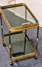 Serveerwagen - Messing - Zeldzaam klein stukje, Antiek en Kunst