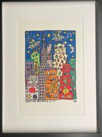 James Rizzi (1950-2011) - Visit my friendly City, original, Antiek en Kunst