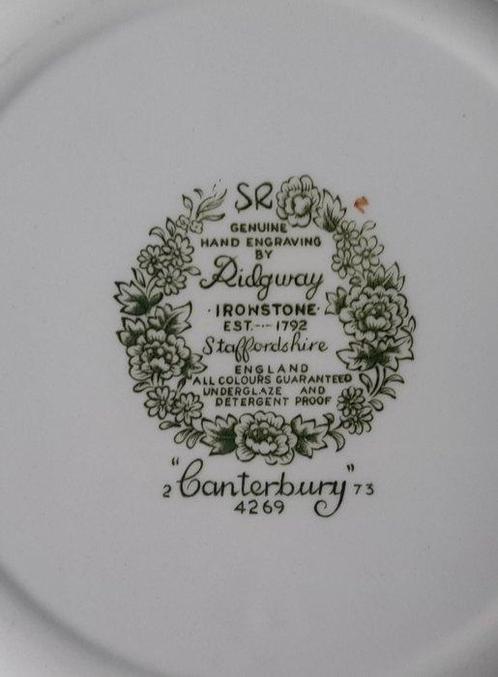 Ridgway - Eetservies (6) - Canterbury - Porselein, Antiek en Kunst, Antiek | Meubels | Tafels