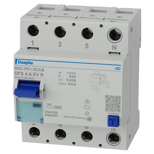 Doepke Aardlekschakelaar - 09144817HD, Doe-het-zelf en Bouw, Elektriciteit en Kabels, Verzenden