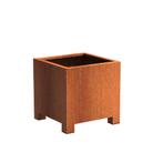 Cortenstaal plantenbak 70x70x70cm - Met poten, Tuin en Terras, Bloembakken en Plantenbakken, Vierkant, Nieuw, Metaal, 60 tot 100 cm