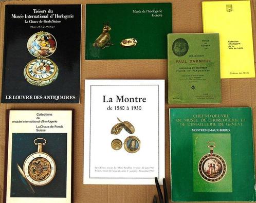 Divers auteurs - Sept catalogues dexpositions horlogères :, Antiek en Kunst, Antiek | Klokken