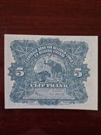 Congo belge. - 5 francs 1952 - Pick 21 (Sans prix de