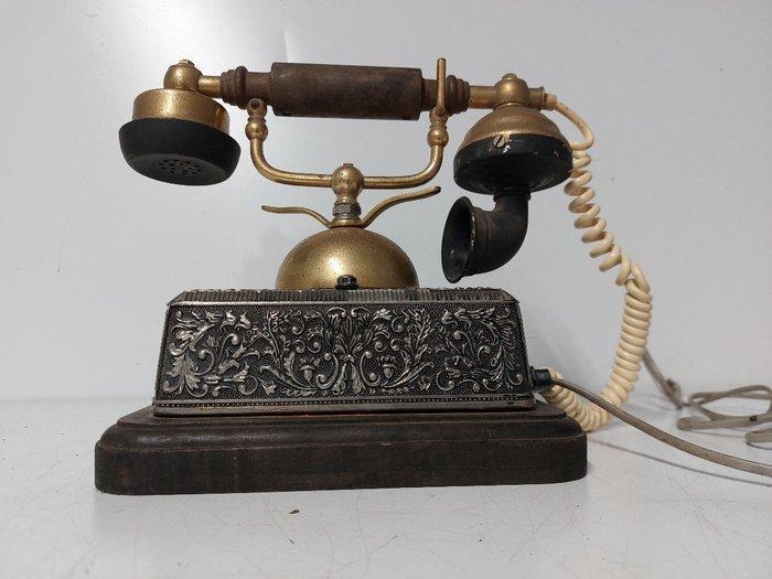 Analoge telefoon - Messing, Metaal - oude telefoon, Antiek en Kunst, Kunst | Designobjecten
