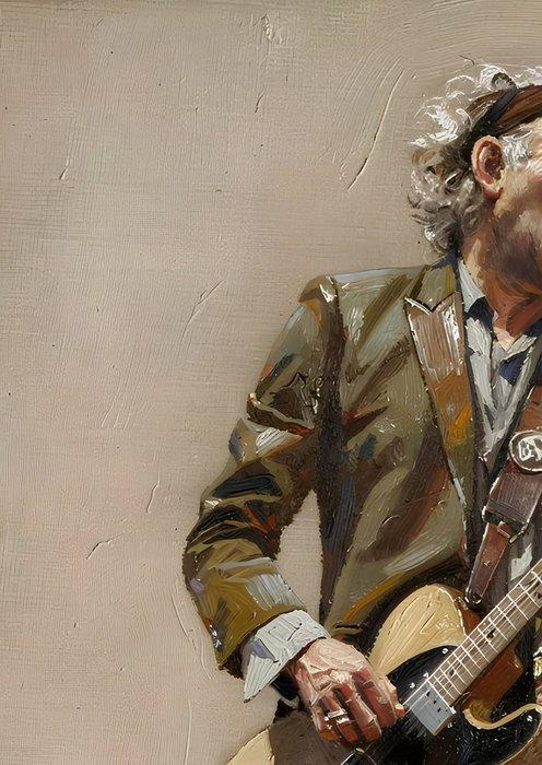 The Rolling Stones - Keith Richard -By artist Andrea Boriani, Cd's en Dvd's, Vinyl Singles