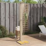 vidaXL Buitendouche 50x55x224 cm poly rattan en acaciahout, Verzenden, Nieuw
