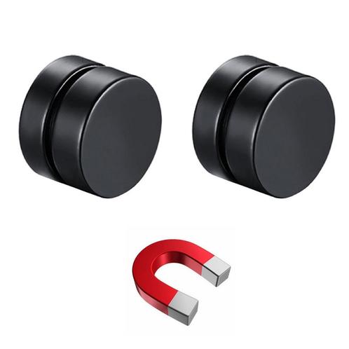 Fako Bijoux® - Oorbellen - Magneet - Magnetisch - RVS - 10mm, Handtassen en Accessoires, Oorbellen, Verzenden