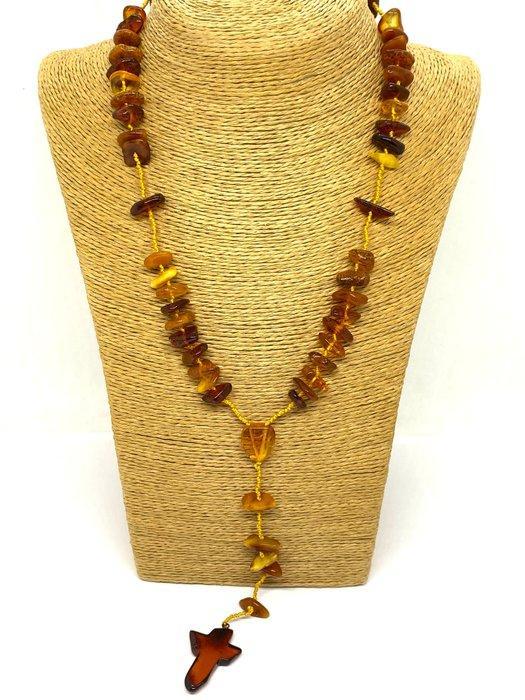 Uniek natuurlijk Baltisch barnsteen katholiek gebed -, Collections, Minéraux & Fossiles