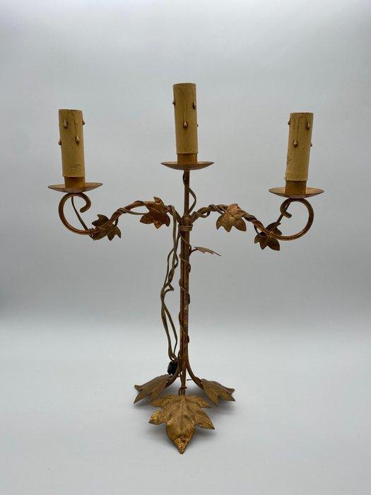 Tafellamp (2) - Set tafellampen in goudkleurig ijzer –, Antiquités & Art, Curiosités & Brocante