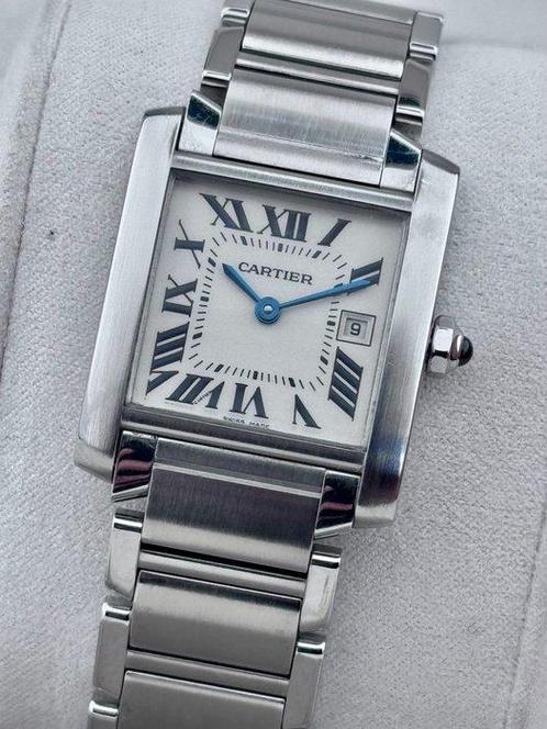 Cartier - Tank Française - Zonder Minimumprijs - 2465 -, Handtassen en Accessoires, Horloges | Heren