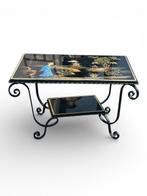 Tafel - Hout, Metaal - Salontafel in Aziatische stijl,
