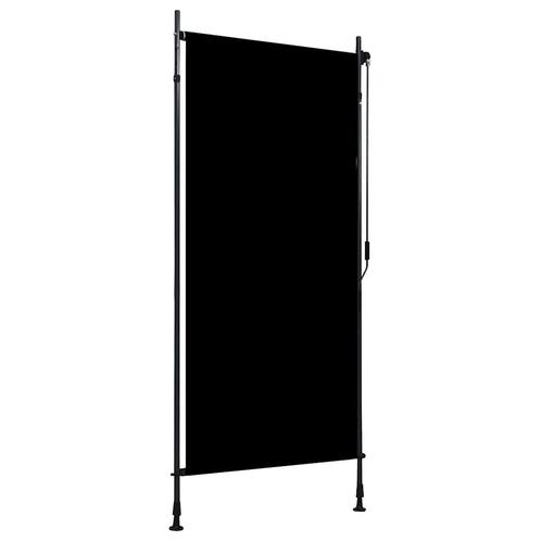 vidaXL Rolgordijn voor buiten 100x270 cm antraciet, Tuin en Terras, Zonneschermen, Nieuw, Verzenden