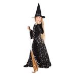 Halloween Heks Kostuum Kind Zwart, Kinderen en Baby's, Verzenden, Nieuw