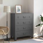 vidaXL Ladekast industrieel 78x40x93 cm metaal, Verzenden, Nieuw