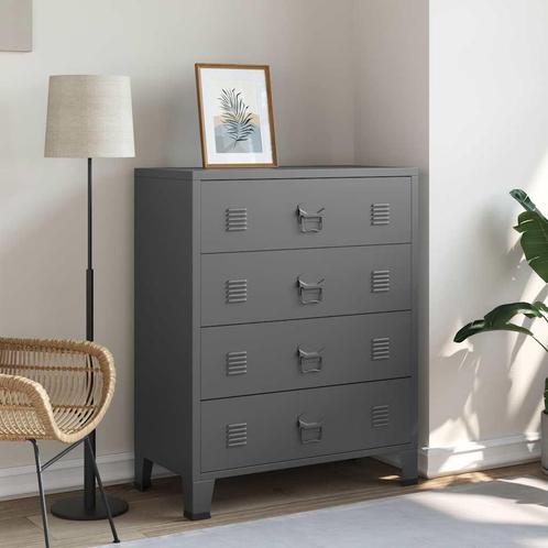 vidaXL Ladekast industrieel 78x40x93 cm metaal, Huis en Inrichting, Kasten | Overige, Nieuw, Verzenden