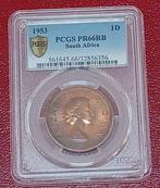Afrique du Sud. 1 Penny 1953 - PCGS PR66RB - 2nd Highest, Postzegels en Munten