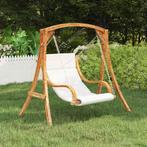 vidaXL Schommelstoel zonder schommelframe met kussen gebogen, Tuin en Terras, Verzenden, Nieuw
