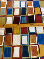 Exclusieve stof met geometrische ontwerpen in dubbele hoogte